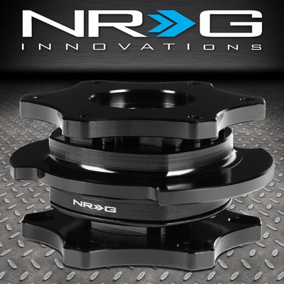БЫСТРОРАЗЪЕМНЫЙ АДАПТЕР ДЛЯ РУЛЕВОГО КОЛЕСА NRG SRK-R200BK-BK SFI 42.1 D-ОБРАЗНОЙ ФОРМЫ, ЧЕРНЫЙ