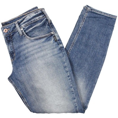 Silver Jeans Co. Женские джинсы-бойфренды средней посадки зауженного кроя BHFO 8745