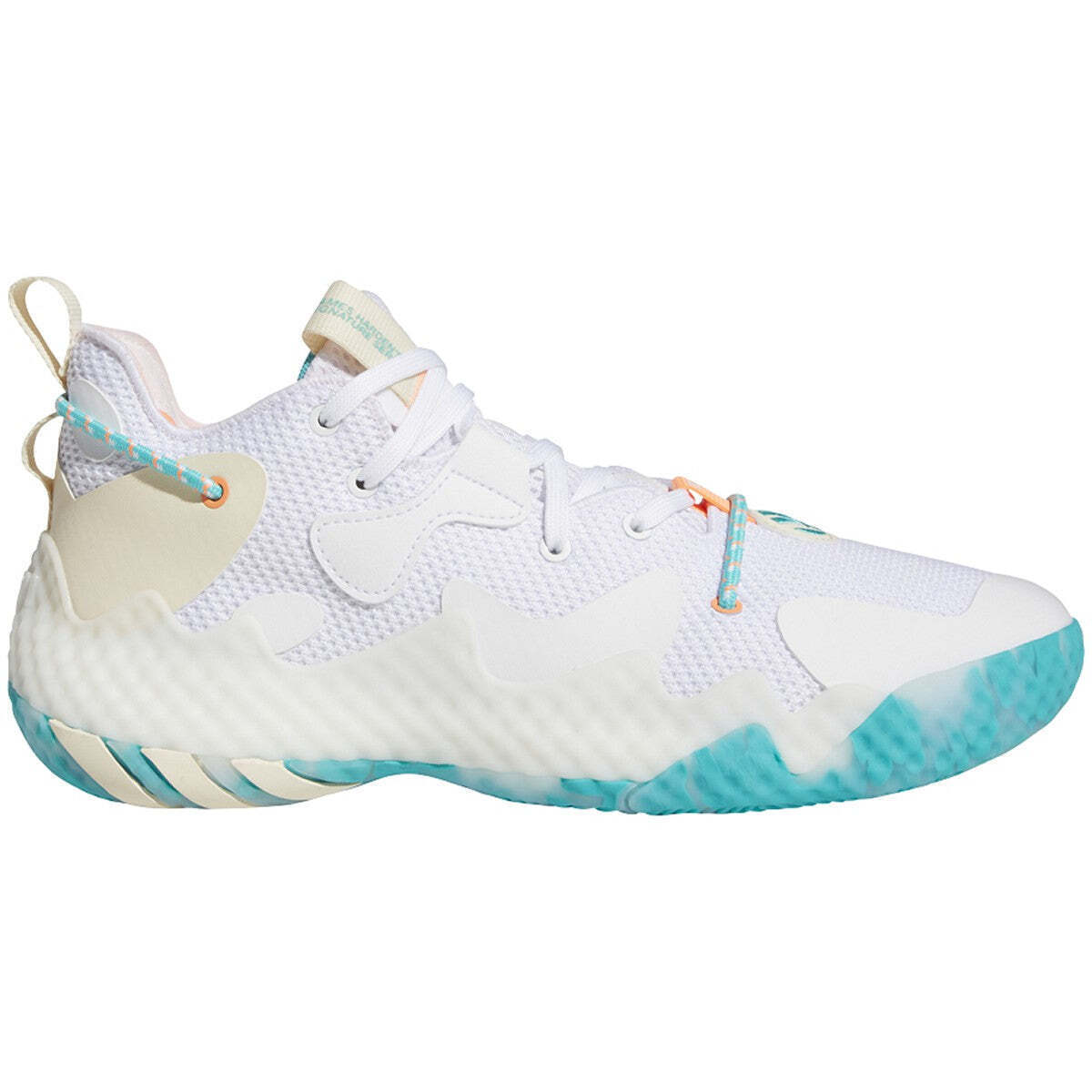 

[GW9031] Adidas Harden Vol. Мужские баскетбольные кроссовки 6 Bahamas *НОВИНКА*, Белый, adidas Harden