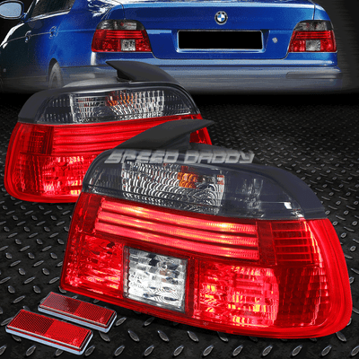 ДЛЯ 97-00 BMW 528I 540I M5 E39 КРАСНЫЙ/ДЫМЧАТЫЙ ЗАДНИЙ ФОНАРЬ ЗАДНЕГО ХОДА