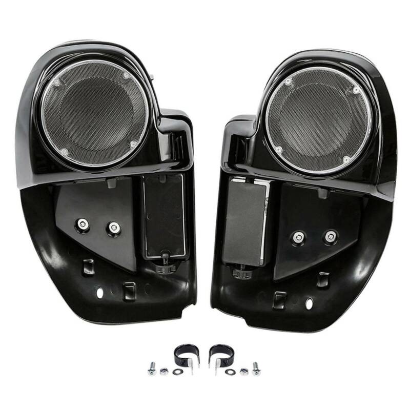 Lower Vented Fairing 6.5" Speaker Box Pod For Harley Touring Street Glide 14-23
