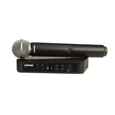 Портативная беспроводная система Shure BLX24/SM58, H9: 512,125–541,800 МГц #BLX24/SM58-H9