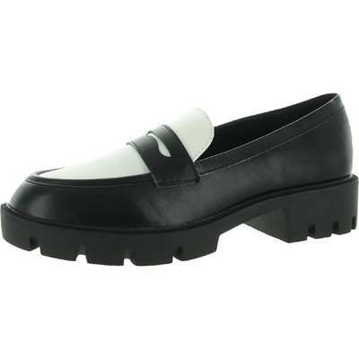

Женские лоферы без шнуровки Nine West MAIBEL 3 B/W 7.5 Medium (B,M) BHFO 0525, Черный