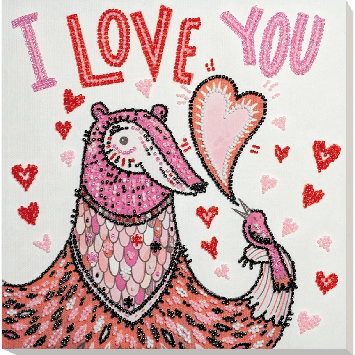 Abris Art stamped bead stitch kit 