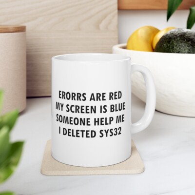 Humor Programming IT Computer Security Ceramic Mug 11oz