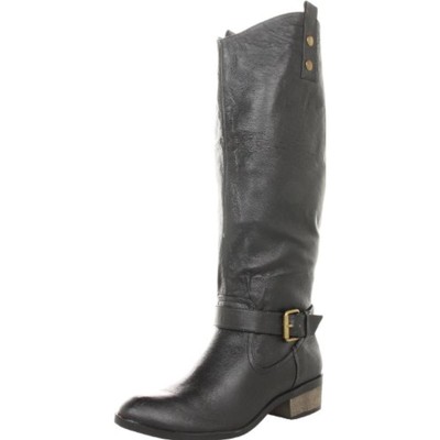 

Китайские женские сапоги до колена Roger That Black 7 Medium (B,M) BHFO 1483, Черный