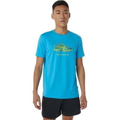 

Мужская футболка с коротким рукавом с рисунком обуви ASICS 2031C942, 2031C942
