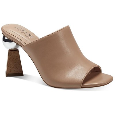 Alfani Womens Magnolea Wood-Heel Slip On Dress Sandal Туфли на блочном каблуке BHFO 7465