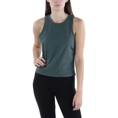 Thrive Sociėtė Womens Green Sleeveless Fitness Crop Top Athletic M BHFO 3289