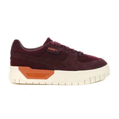 PUMA Women's Cali Dream Wooly Aubergine/Marshmallow/Warm Chestnut Platform Sn...