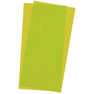 Evergreen 9904 Styrene Plastic Transparent Yellow Sheet 0.010'' x 6''x 12'' (2)