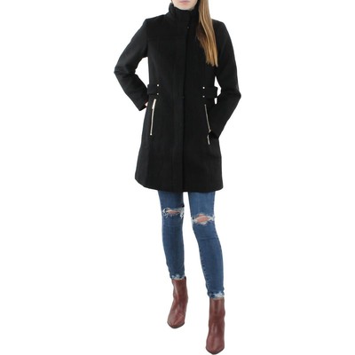 

Vince Camuto Женское черное теплое миди нарядное пальто-ходунки Верхняя одежда  BHFO 5868, Черный
