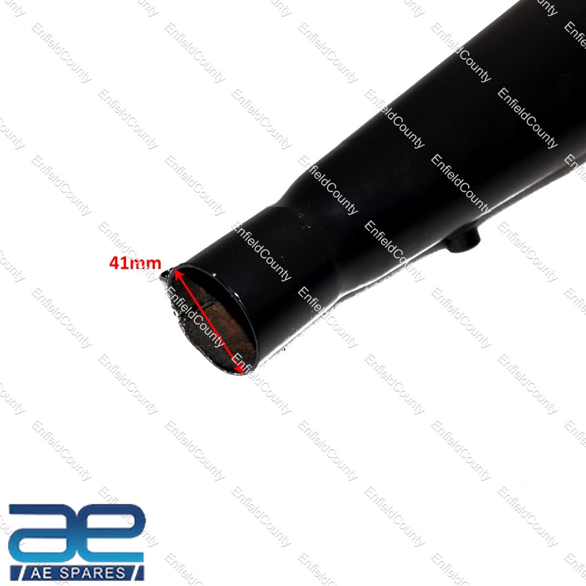 Dolphin Silencer Black & Chrome For Royal Enfield Classic 350 