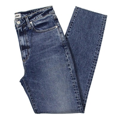 Женские прямые джинсы Le Jean Lara Blue с высокой посадкой Stovepipe 27 BHFO 1880