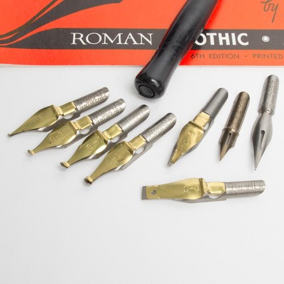 Vintage Speedball Art Pen Kit No. 5, Hand Lettering and Calligraphy Set.