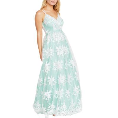 

TLC Say Yes to the Dress Женское зеленое торжественное платье для юниоров  BHFO 9590, White/mint/white