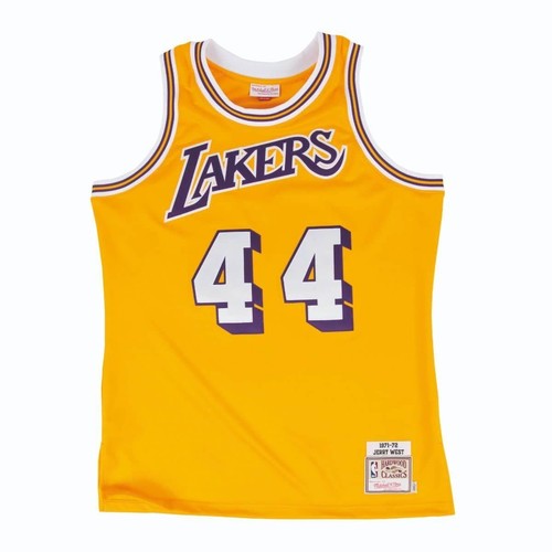 

АУТЕНТИЧНАЯ ФУТБОЛКА NBA MITCHELL - NESS LA LAKERS 71 JERRY WEST, Light gold