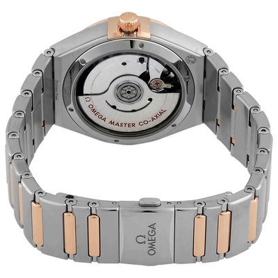 Pre-owned Omega Constellation Automatic Chronometer Diamond Brown Dial Ladies Watch