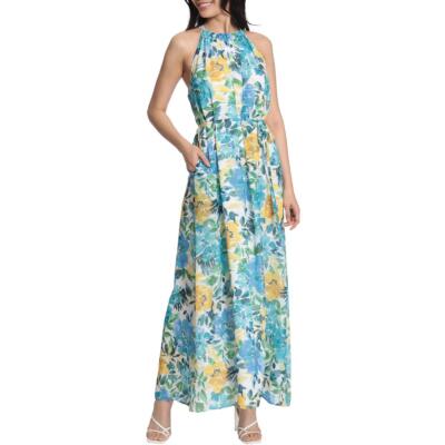 Женское шифоновое длинное свадебное платье на бретелях Maggy London BHFO 9204