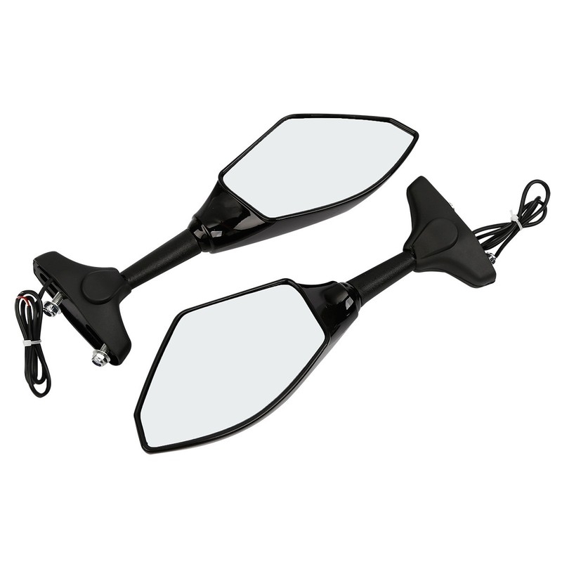 Rearview Mirror LED Turn Signal Fit For Suzuki GSXR 600 750 GSXR1000 2001-2005