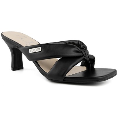 Женские босоножки-слипоны Sugar Womens Looloo черного цвета, 8 средних размеров (B,M), BHFO 9131