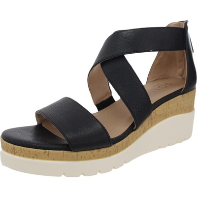 

SOUL Naturalizer Женские сандалии на танкетке Good Times с застежкой-молнией BHFO 3692, Good Times