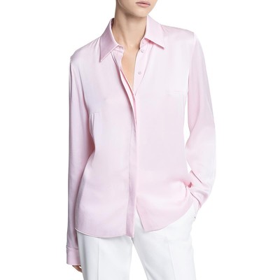 

Женская розовая рубашка на пуговицах с воротником Michael Kors  BHFO 7622, Petal