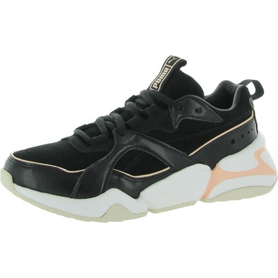 

Кроссовки Puma Womens Nova 2 Black Gym Running Shoes Athletic 6.5 Medium (B, M) BHFO 9586, Puma black/peach parfait, Nova 2