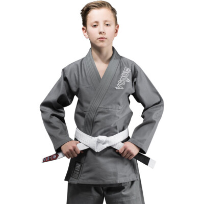 Venum Kids Contender Brazilian Jiu-Jitsu Gi - Gray