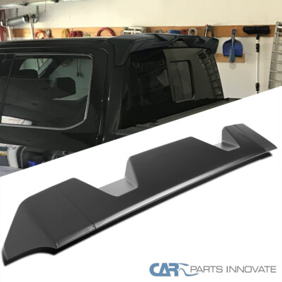 Fits 2009-2014 Ford F150 Matte Black Unpainted Roof Rear Trunk Cab Spoiler Wing