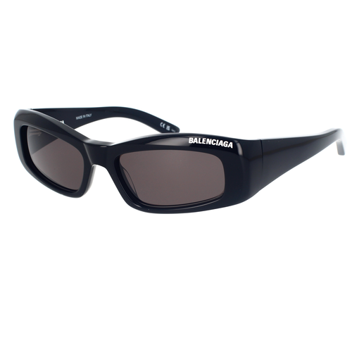 BALENCIAGA BALENCIAGA BB0266S-001 BLACK BLACK GREY SUNGLASSES