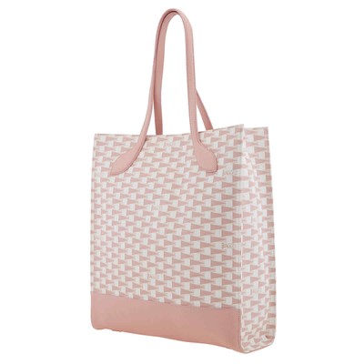 Pre-owned Bally Pennant Print Keep On Tote Bag Wae03f Tp046 I3h2o In Oro