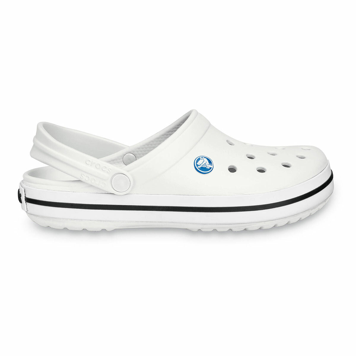 靴・ブーツ・サンダルその他 Crocs Crocband Clog White 11016-100 New CROCS Womens CROCBAND CLOG 11016-100 WHITE CROCS SANDALS