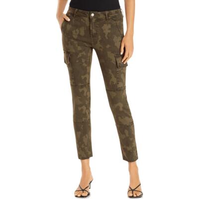 

Джинсы-скинни Aqua Womens Jackie Denim Cargo с бахромой по краю BHFO 8671, Camo, Jackie