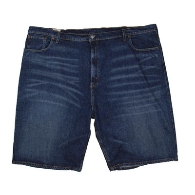 

Мужские синие свободные прямые темные джинсовые шорты Levis  BHFO 1873, Синий