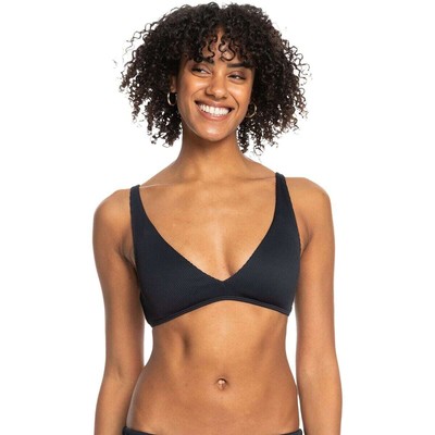 

Верх бикини Roxy Rib Love The Oceana V — женский, Anthracite