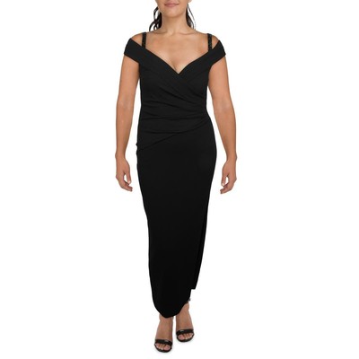 

Lauren Ralph Lauren Женское вязаное вечернее платье с открытыми плечами BHFO 3299, Черный