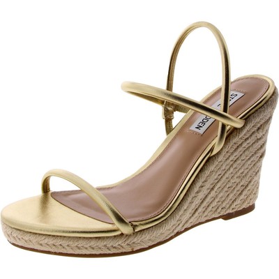 Женские эспадрильи Steve Madden Udell Gold 7 среднего размера (B,M) BHFO 1609