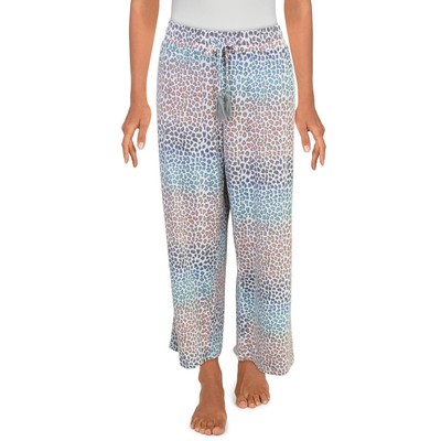 

Muk Luks Женские серые пижамные штаны с леопардовым принтом Одежда для дома  BHFO 2947, Grey/multi leopard