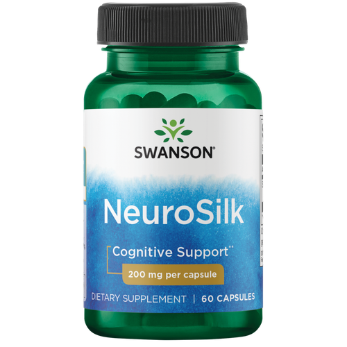 Swanson Neurosilk с мозговым фактором-7 200 мг 60 капсул