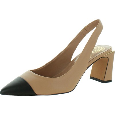 Женские туфли-лодочки Vince Camuto из коричневой кожи HAMDENCT 8.5 Medium (B,M) BHFO 7809
