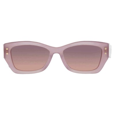Pre-owned Dior Gradient Bordeax Cat Eye Ladies Sunglasses Pacific S2u 62g1 Cd40113u
