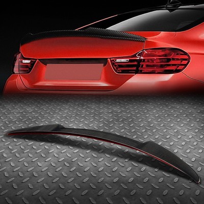 ДЛЯ 15-20 BMW M4 COUPE КАРБОНОВЫЙ ГЛЯНЦЕВЫЙ УТИНЫЙ КЛЮВ, ЗАДНЯЯ КРЫШКА БАГАЖНИКА, СПОЙЛЕР, КРЫЛО