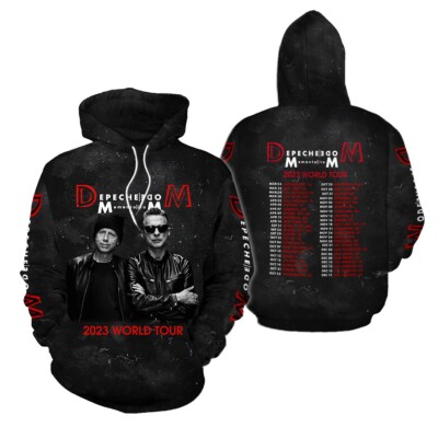 Depeche Mode Band Memento Mori Tour 2023 3D Hoodie All Over Printed Size S-5XL