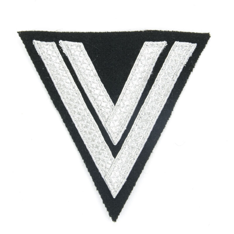 German Wwii Cloth Embroidered Badge Corporal Chevron