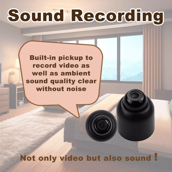 With 32GB SD Card HD 1080P Mini Spy Camera WiFi Hidden Camcorder Security Cam - Image 17