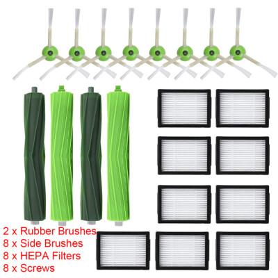 For Irobot Roomba I7+/E5/E6 Sweeping Robot Vacuum Parts Main Brush Rubber Brush