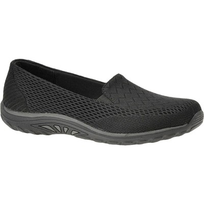 Skechers Womens Reggae Fest — Черные слипоны Willows, ширина 9 (C,D,W) 9886