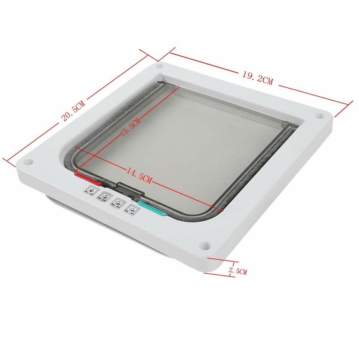 Ideal Pet Products Ruff-Weather Pet Door Wall Kit, Medium