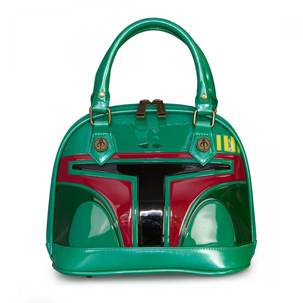 UPC 737123414611 product image for Loungefly Star Wars Boba Fett Patent Mini Dome Bag | upcitemdb.com